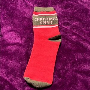 Christmas Spirit Red Socks